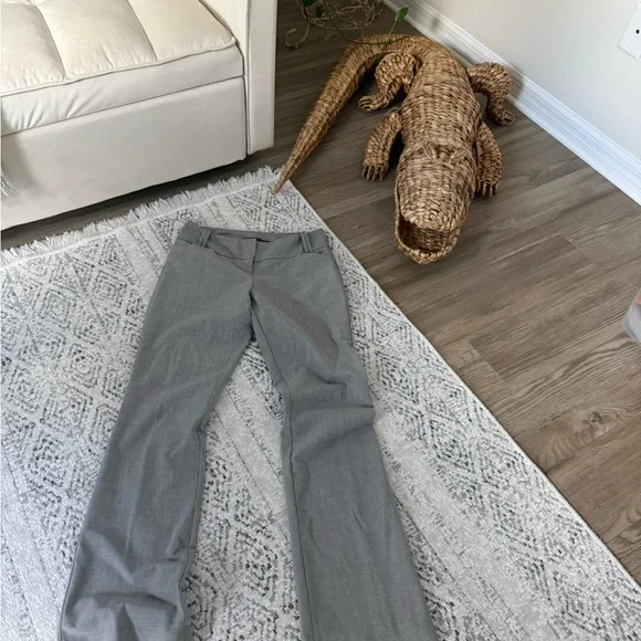 The Limited Cassidy Fit Pants Size 2 Low Rise Grey Pockets - Picture 2 of 8